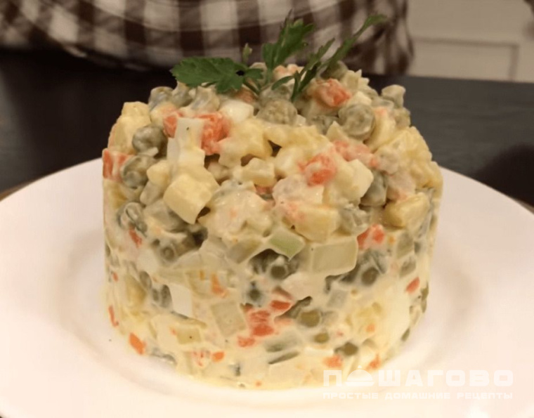 Оливье с морковью
