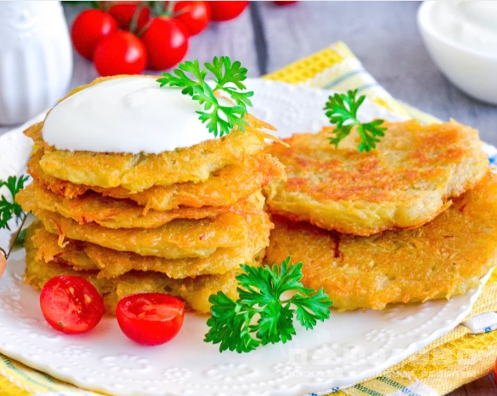 Постные драники из картошки