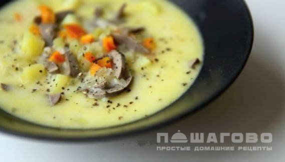 Рассольник с почками