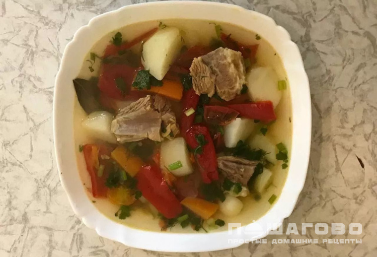 Шурпа из козлятины