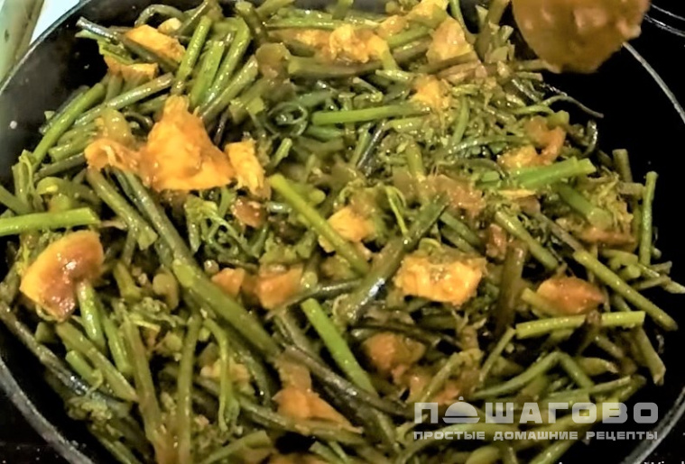 Папоротник с курицей