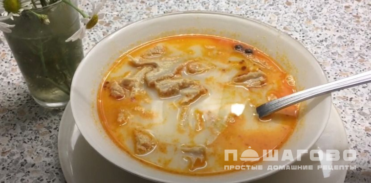 Суп из рубца говяжьего