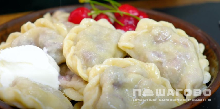 Вкусные вареники с вишней