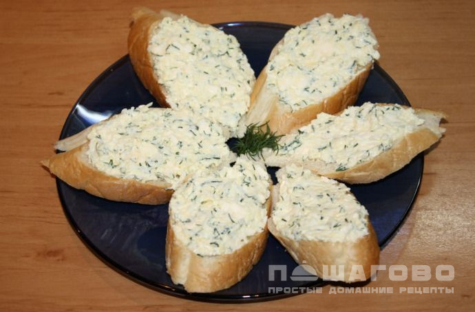 Сыр с чесноком и майонезом