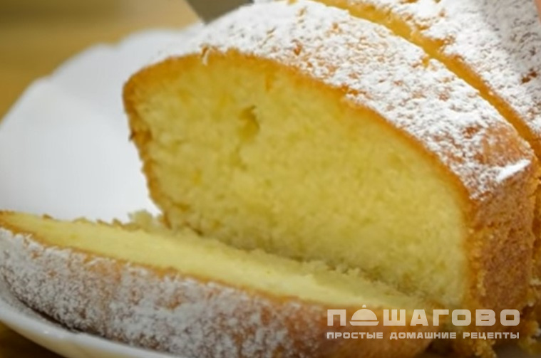 Нежный апельсиновый кекс