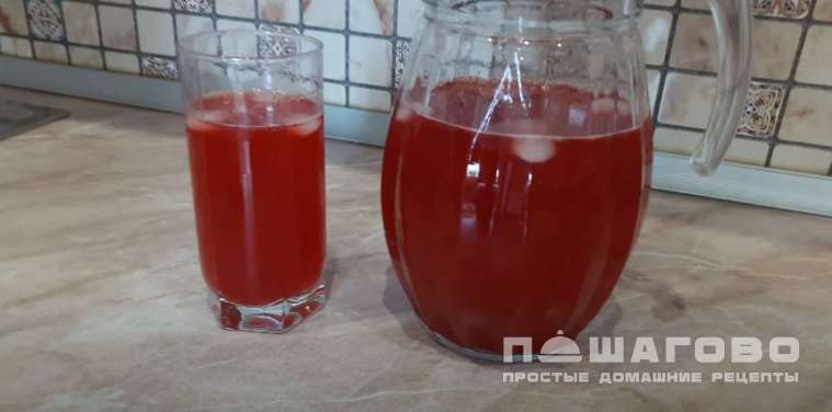 Морс брусничный