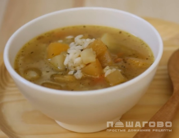 Суп с брюквой и картофелем