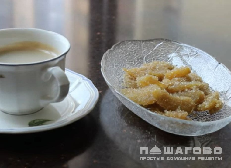 Засахаренный имбирь
