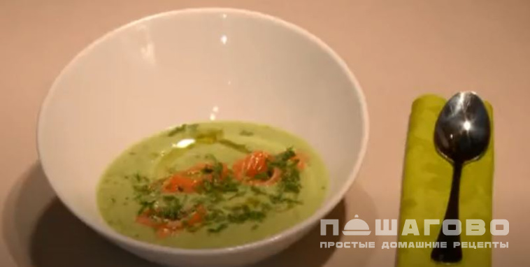 Гаспачо с рыбой