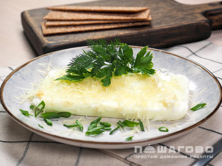 Белковый омлет на пару с зеленым луком