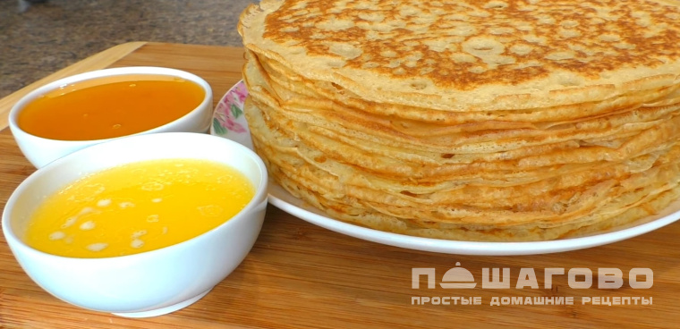 Классические дрожжевые блины