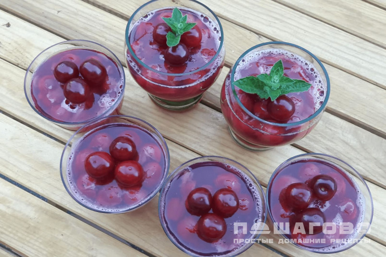 Желе вишневое