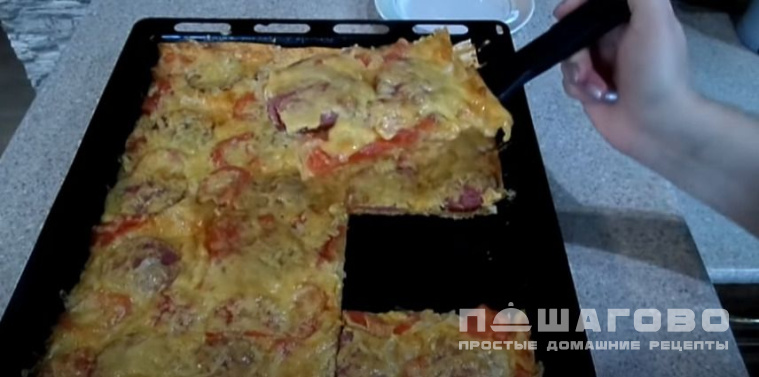 Пицца на лаваше