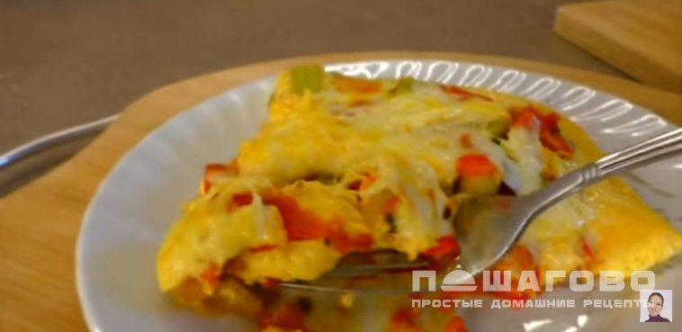Испанский омлет с кабачком