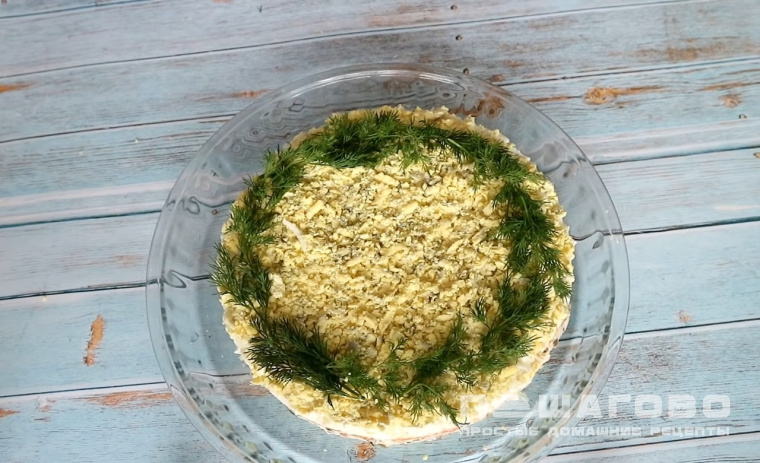 Салат Мимоза с картошкой без сыра