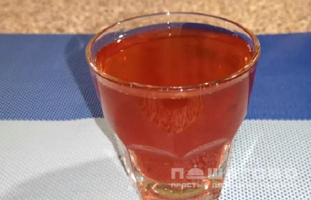 Морс из замороженной клюквы