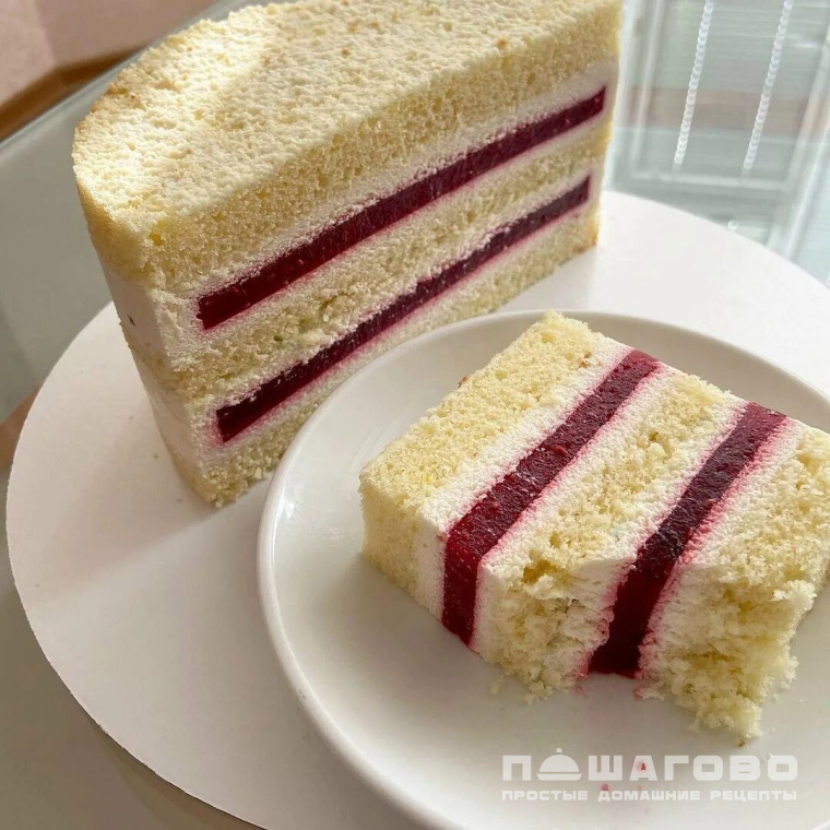 Кокосовый бисквит