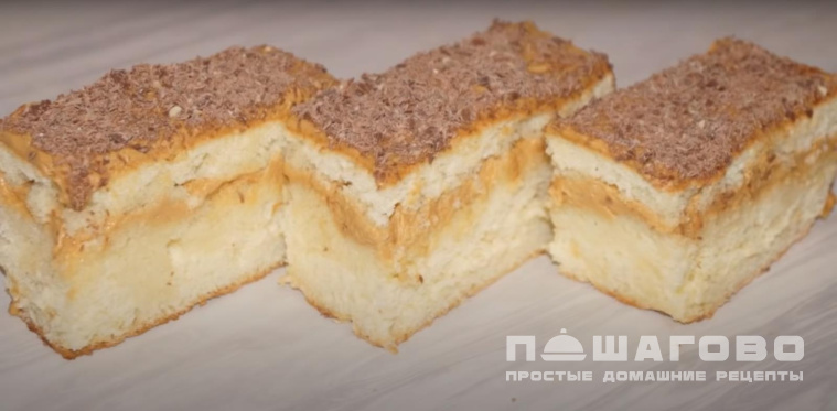 Бисквитное пирожное с масляным кремом