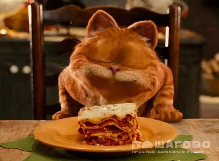 Лазанья из гарфилда
