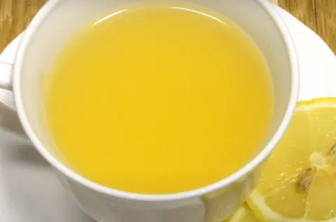 Чай с имбирем и лимоном
