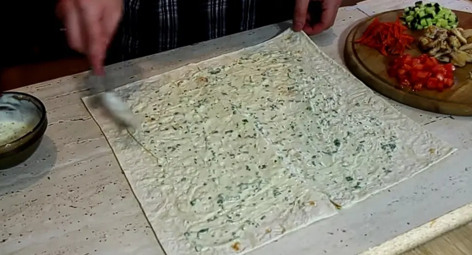 Классическая шаурма с курицей — шаг 5