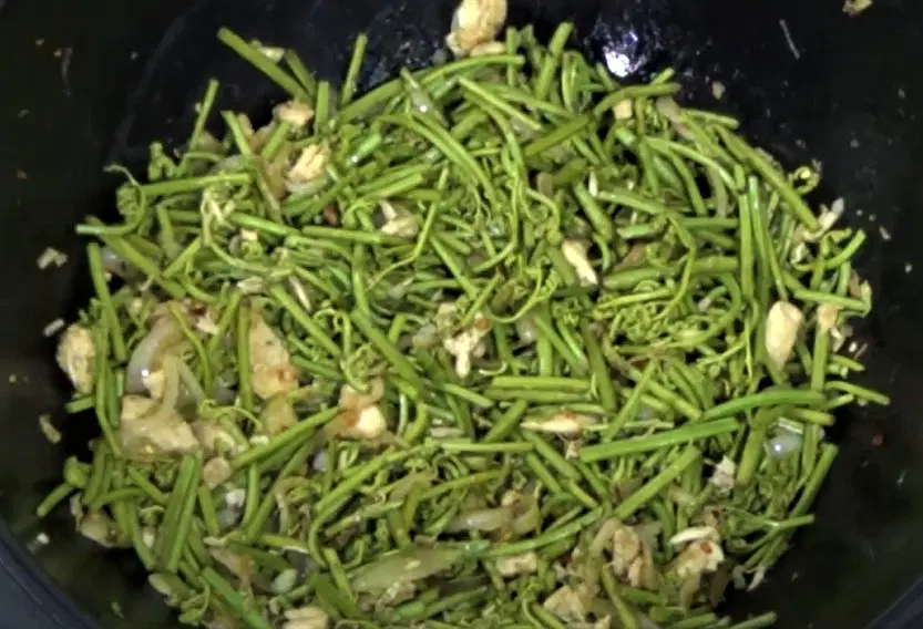 Папоротник с курицей — шаг 6