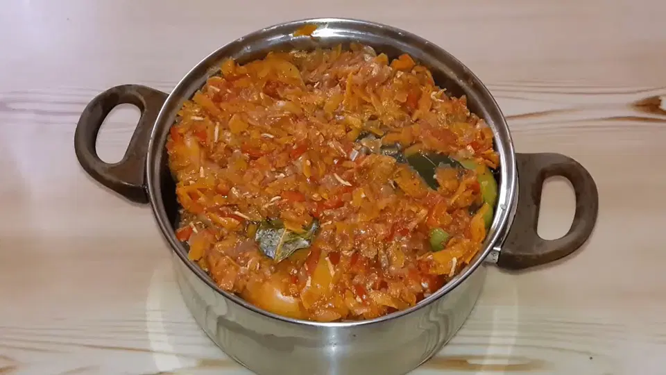 Перец, фаршированный овощами — шаг 6