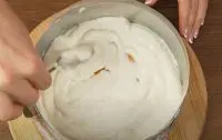 Фруктовый торт-желе со сливками и творожным кремом — шаг 12
