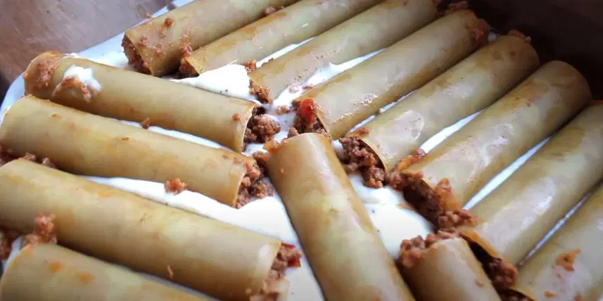 Каннелони под соусом бешамель — шаг 10