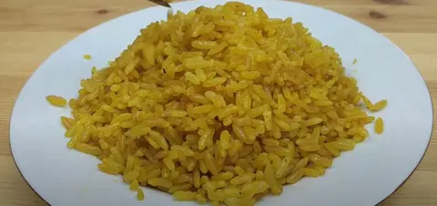 Рассыпчатый рис на гарнир на сковороде