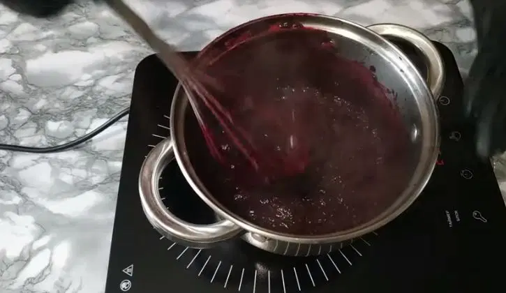 Черничный курд — шаг 4