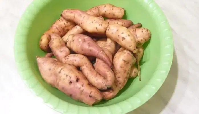 Вареный батат — шаг 1