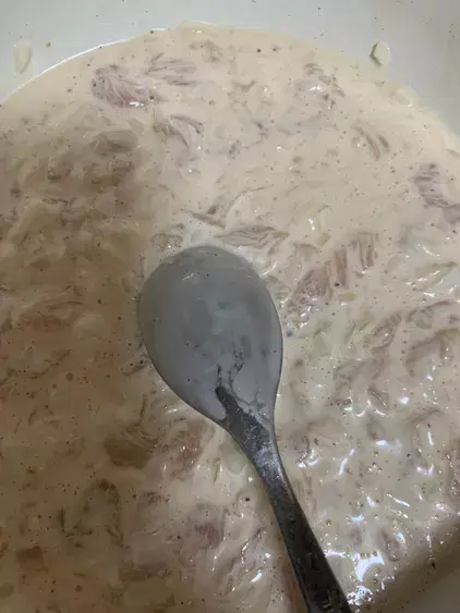 Мясные оладьи — шаг 2