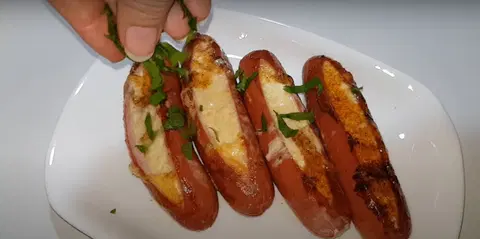Сосиски с сыром