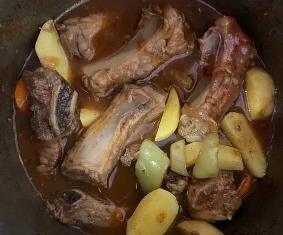 Шурпа со свиными ребрышками — шаг 3