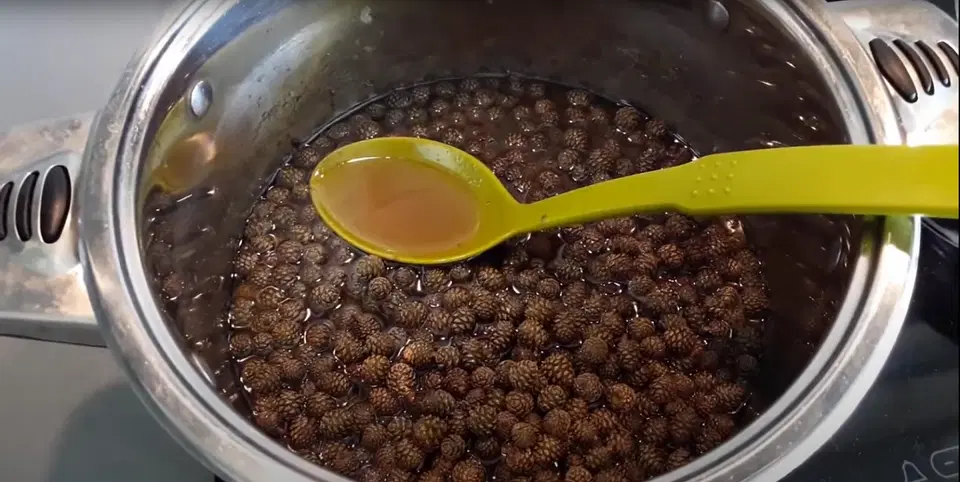 Шишковое варенье — шаг 4