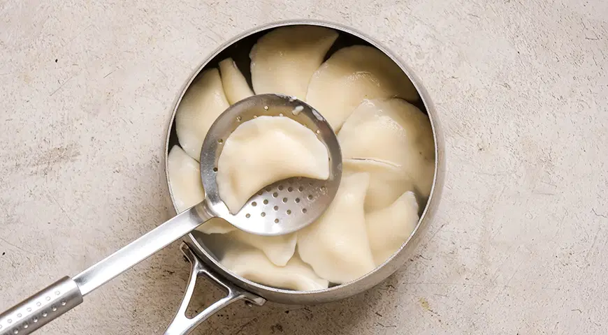 ПП вареники с творогом с рисовой мукой — шаг 6