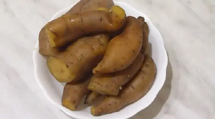 Вареный батат — шаг 2