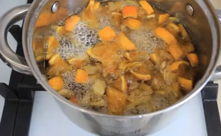 Варенье из одуванчиков с кусочками лимона и апельсина — шаг 6