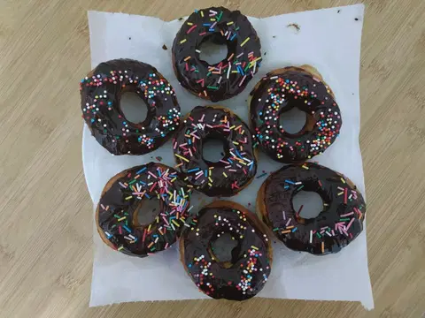 Шоколадные пончики