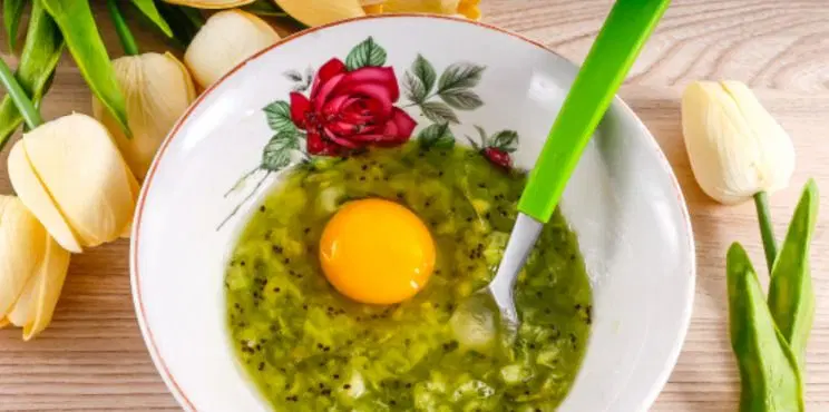 Курд из киви — шаг 3