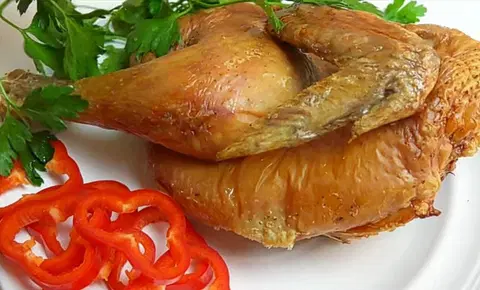 Курица на соли в духовке