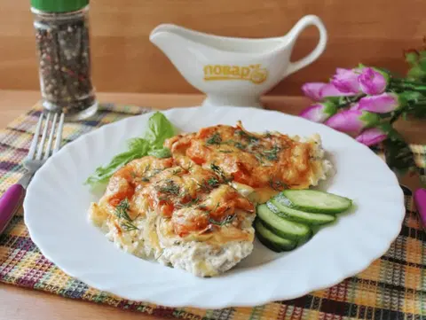 Мясо по-французски со сливками