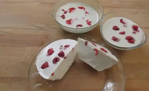 Творожное желе