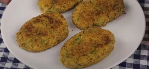 Картофельные котлеты с гречкой