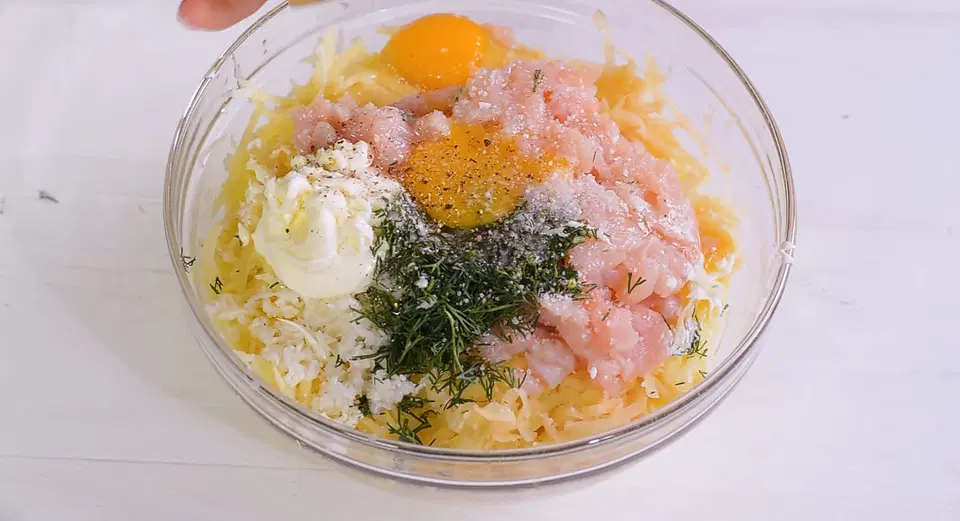 Драники с курицей — шаг 4