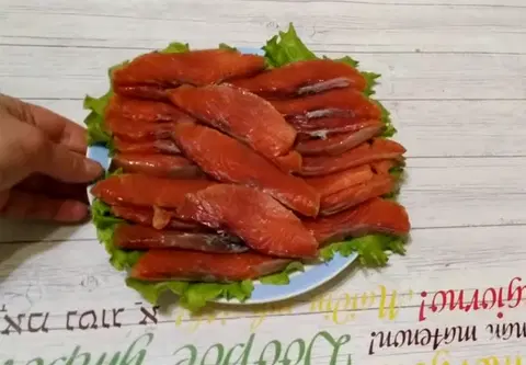 Слабосоленая кета