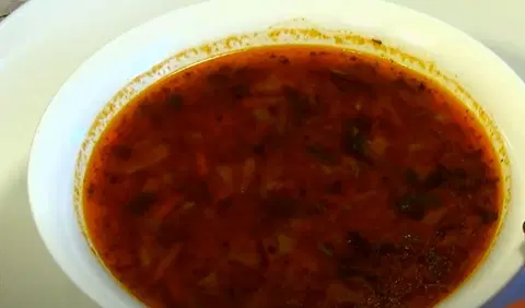 Суп из красной чечевицы и моркови