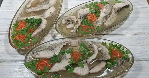 Заливное из карпа