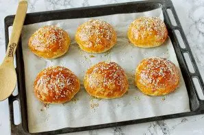 Картофельные булочки для бургеров — шаг 9